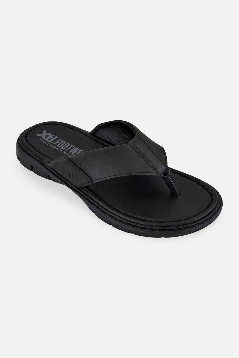 Men Slip On Sandals, Black