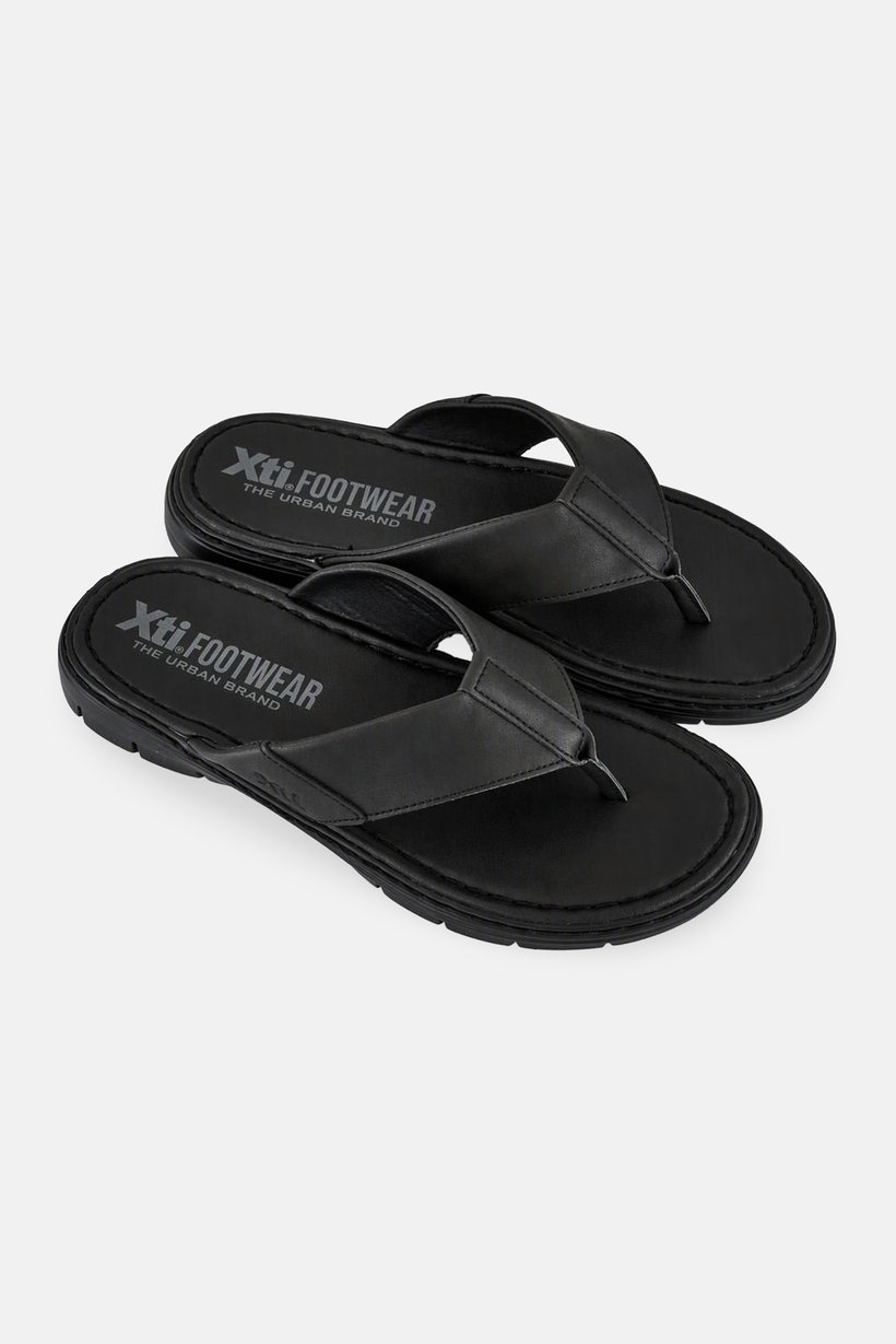 Men Slip On Sandals, Black