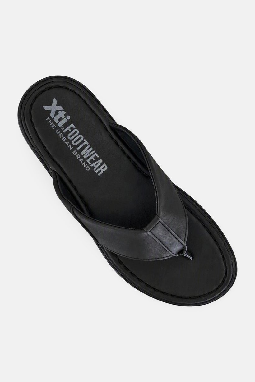 Men Slip On Sandals, Black