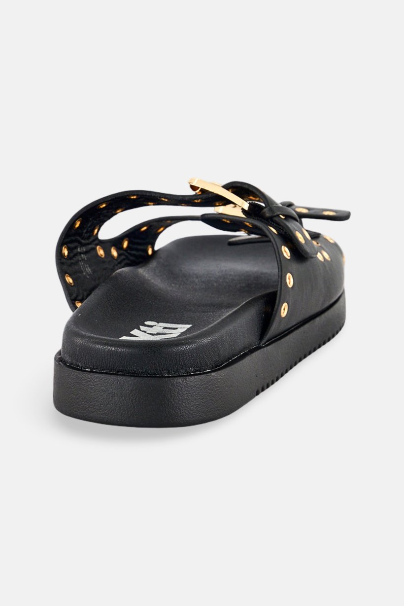 Women Slip On Sandals, Black
