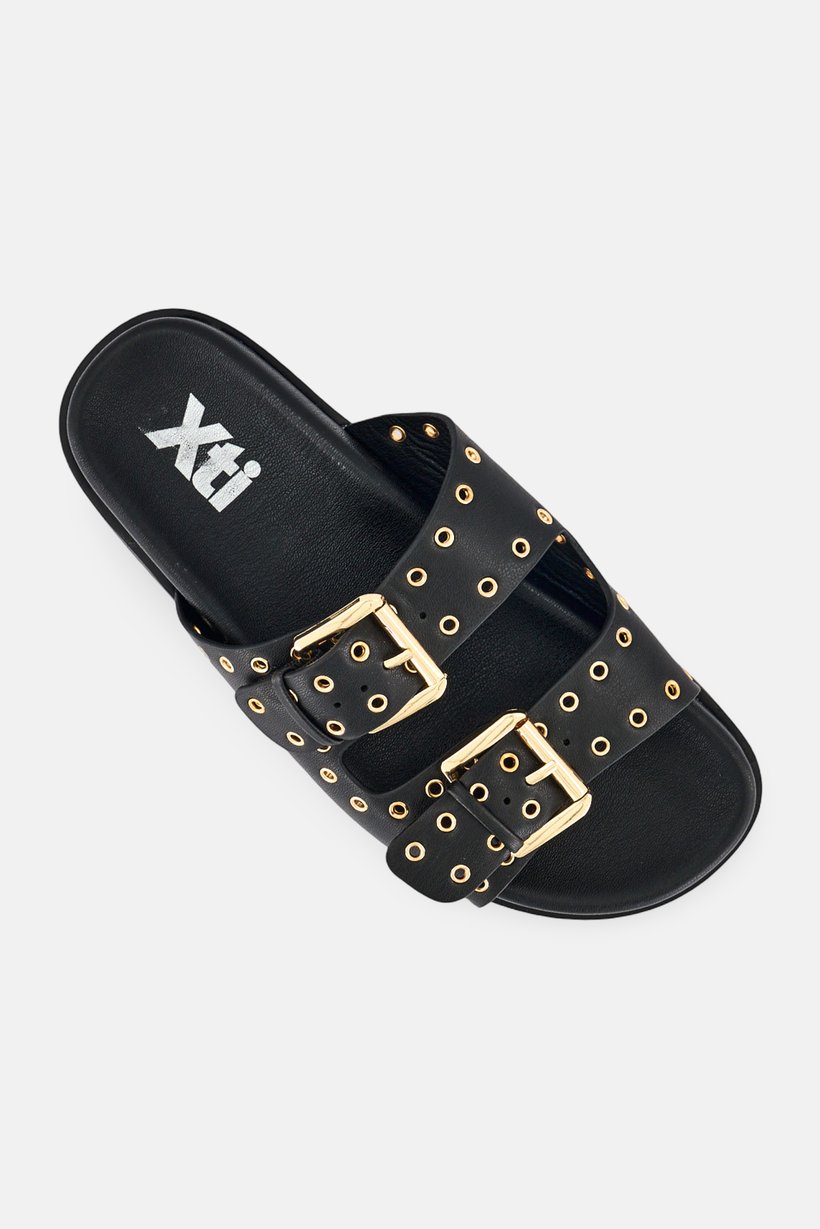 Women Slip On Sandals, Black
