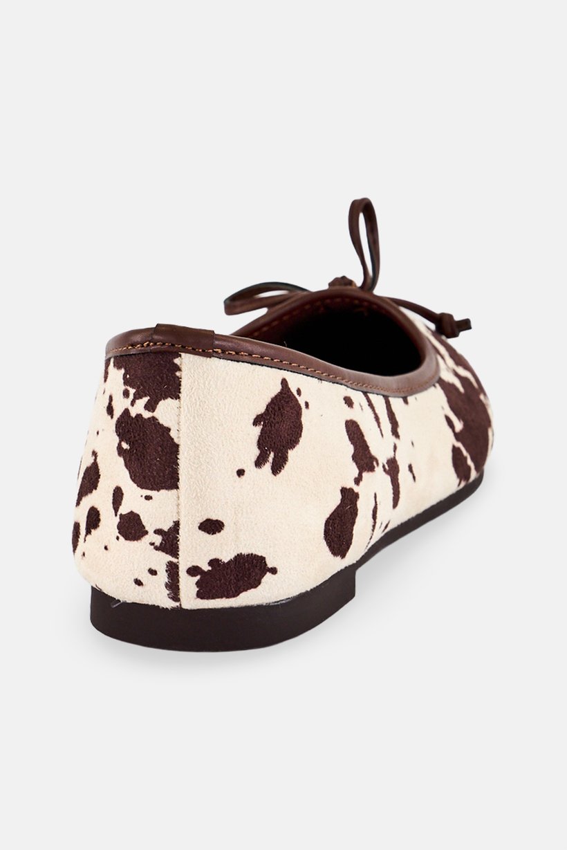 Women Animal Print Slip On Flats, Multicolor