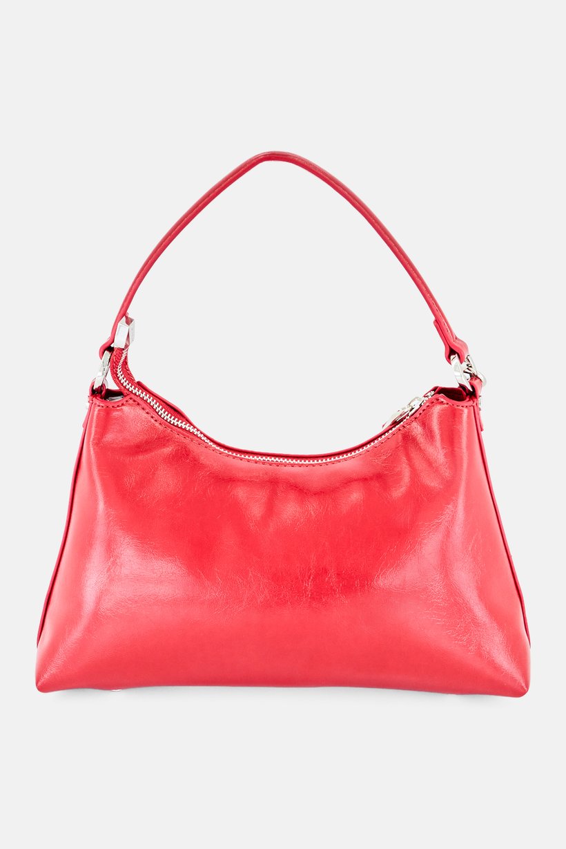 Women Brand Logo Handbag, Red