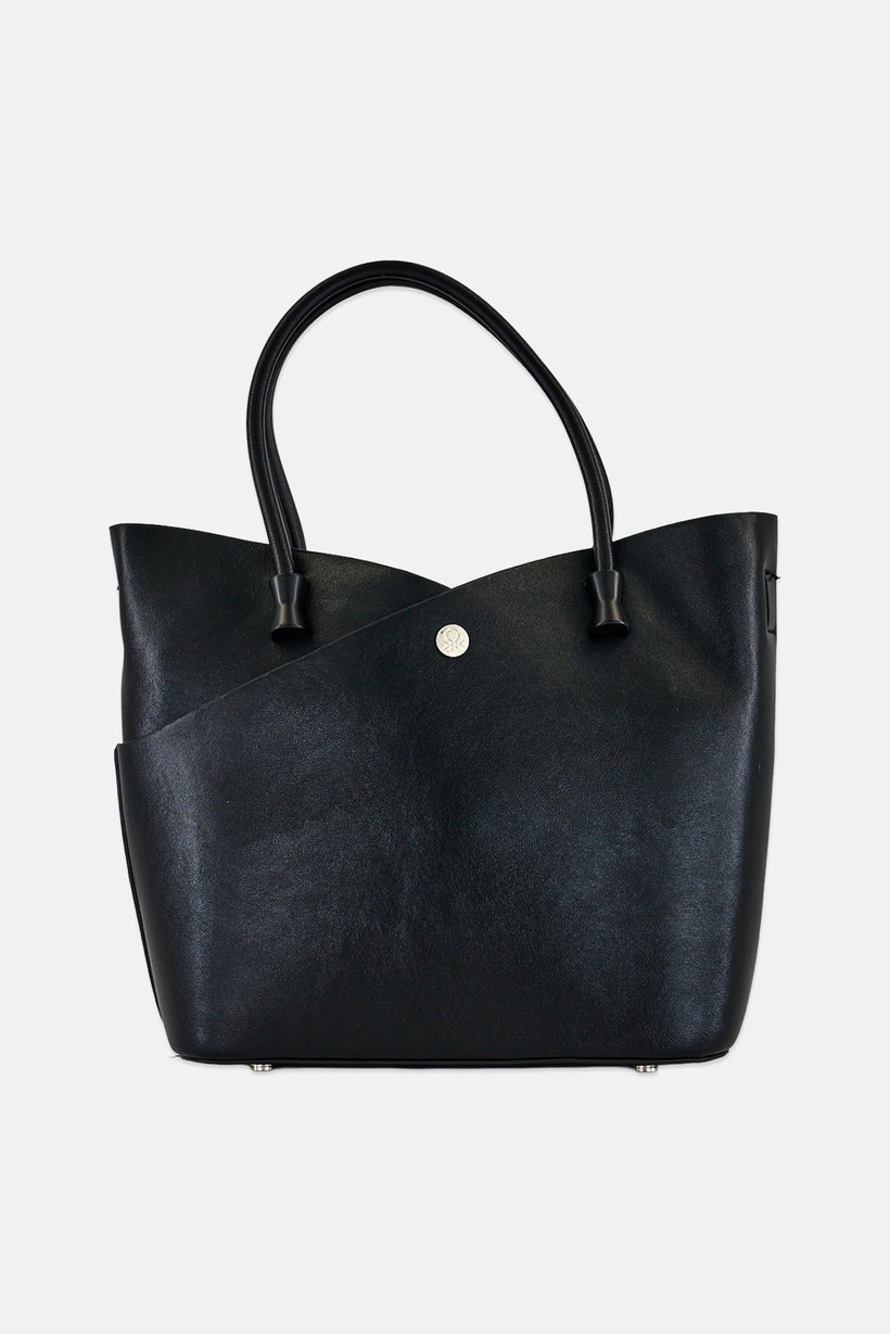 Women Brand Logo Handbag With Pouch, Multicolor
