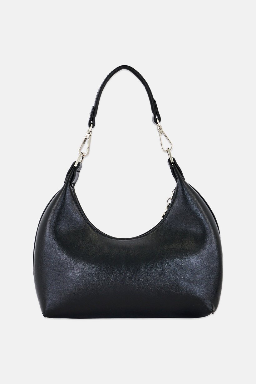 Women Brand Logo Cross Body Bag, Black