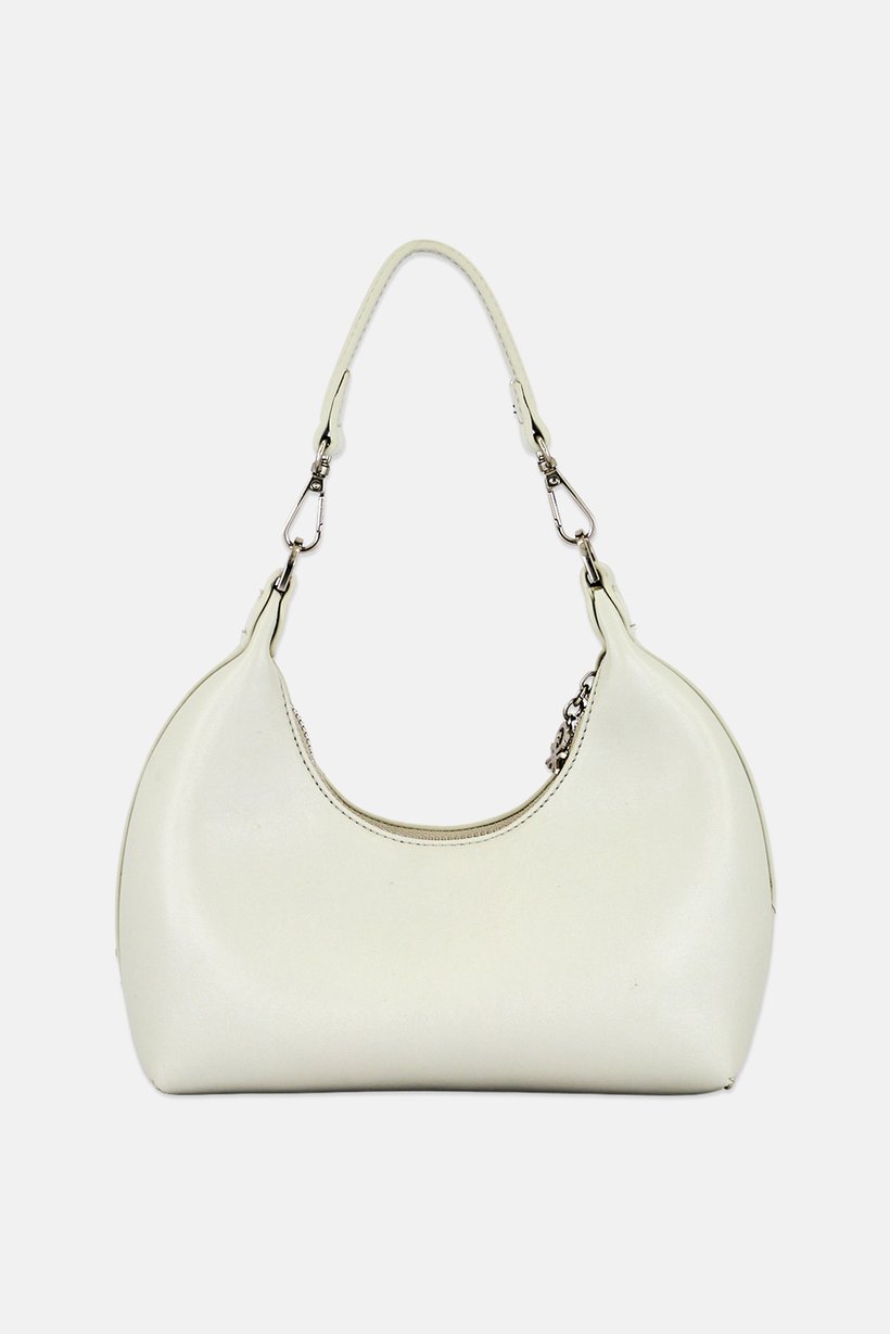 Women Brand Logo Cross Body Bag, Light Grey