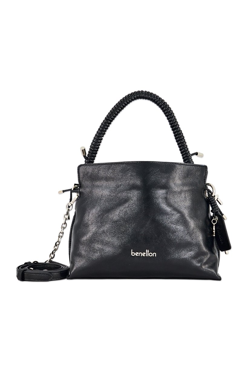 Women Brand Logo Cross Body Bag, Black