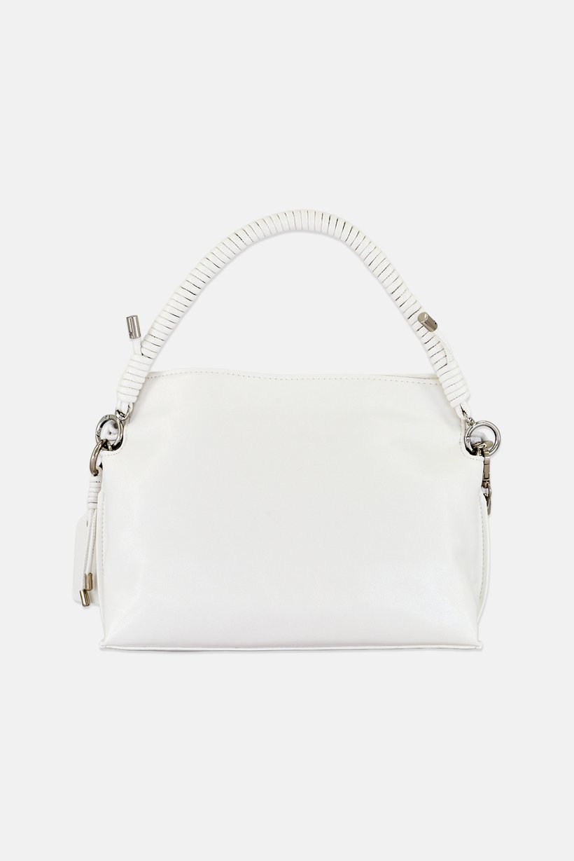 Women Brand Logo Cross Body Bag, White