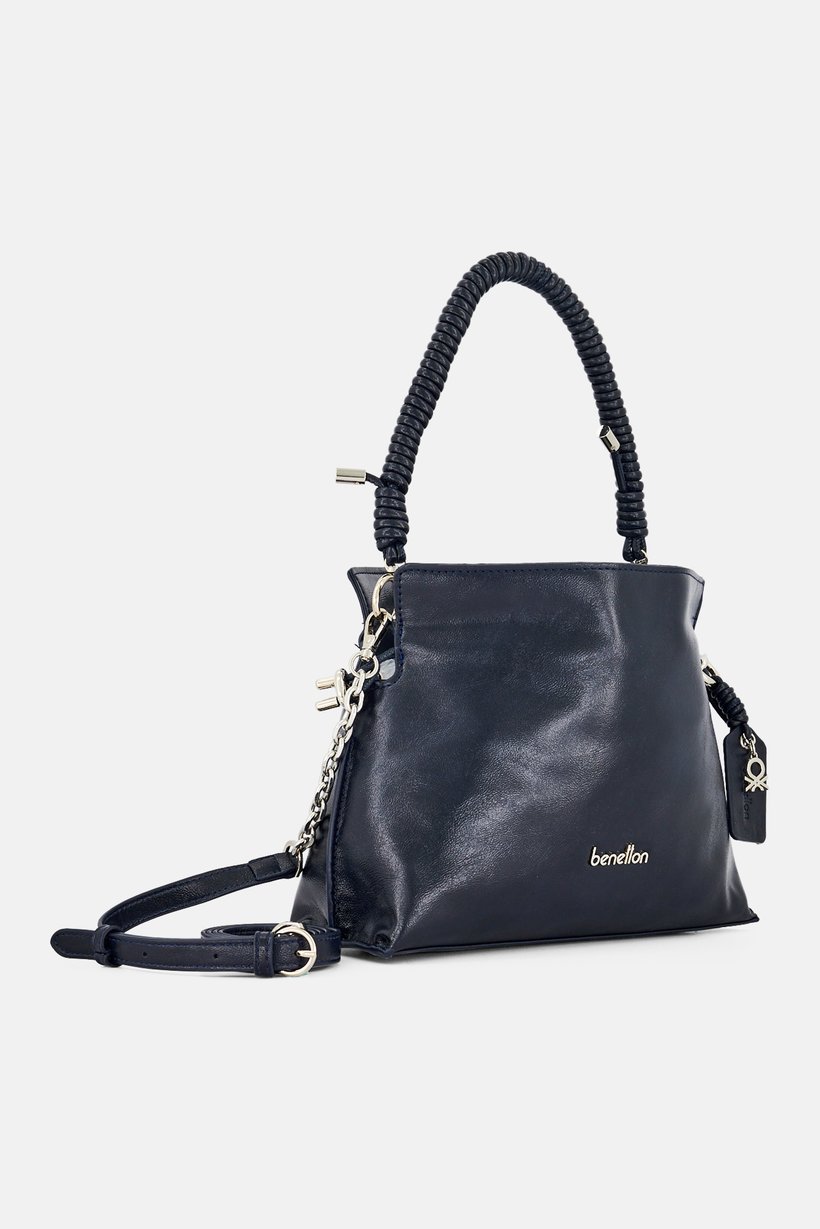 Women Brand Logo Cross Body Bag, Dark Navy