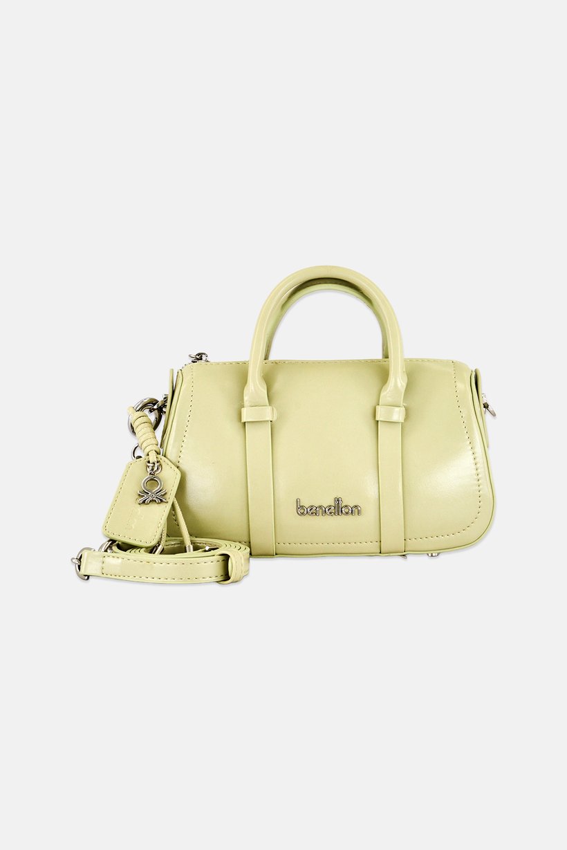 Women Brand Logo Cross Body Bag, Light Green