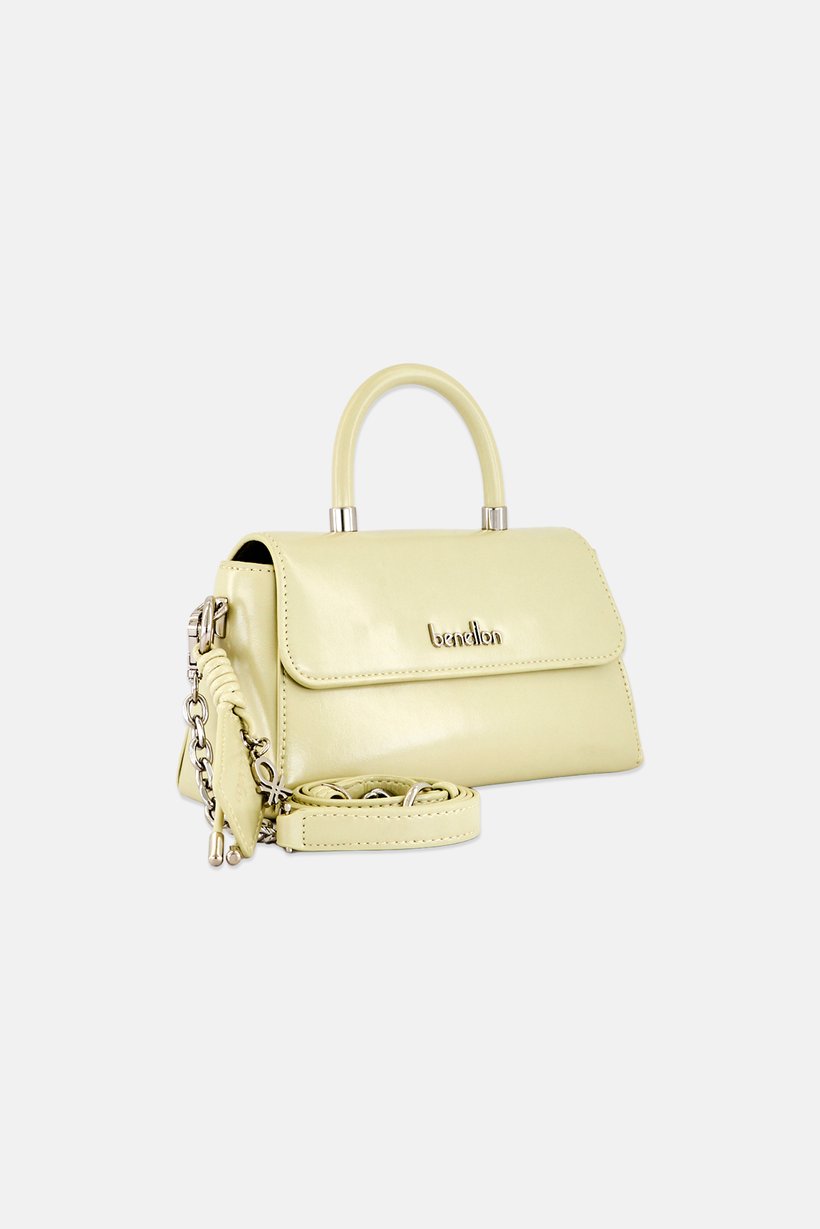 Women Brand Logo Handbag, Light Sage