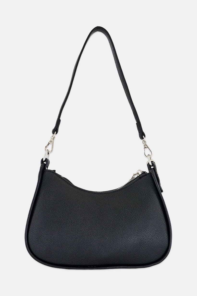 Women Brand Logo Cross Body Bag, Black