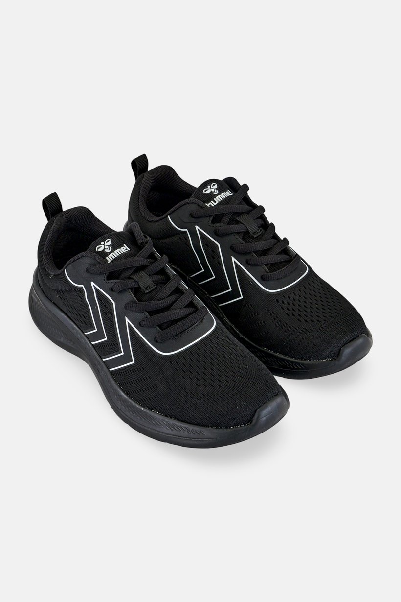Kids Boy Frouyd Lace Up Running Shoes, Black