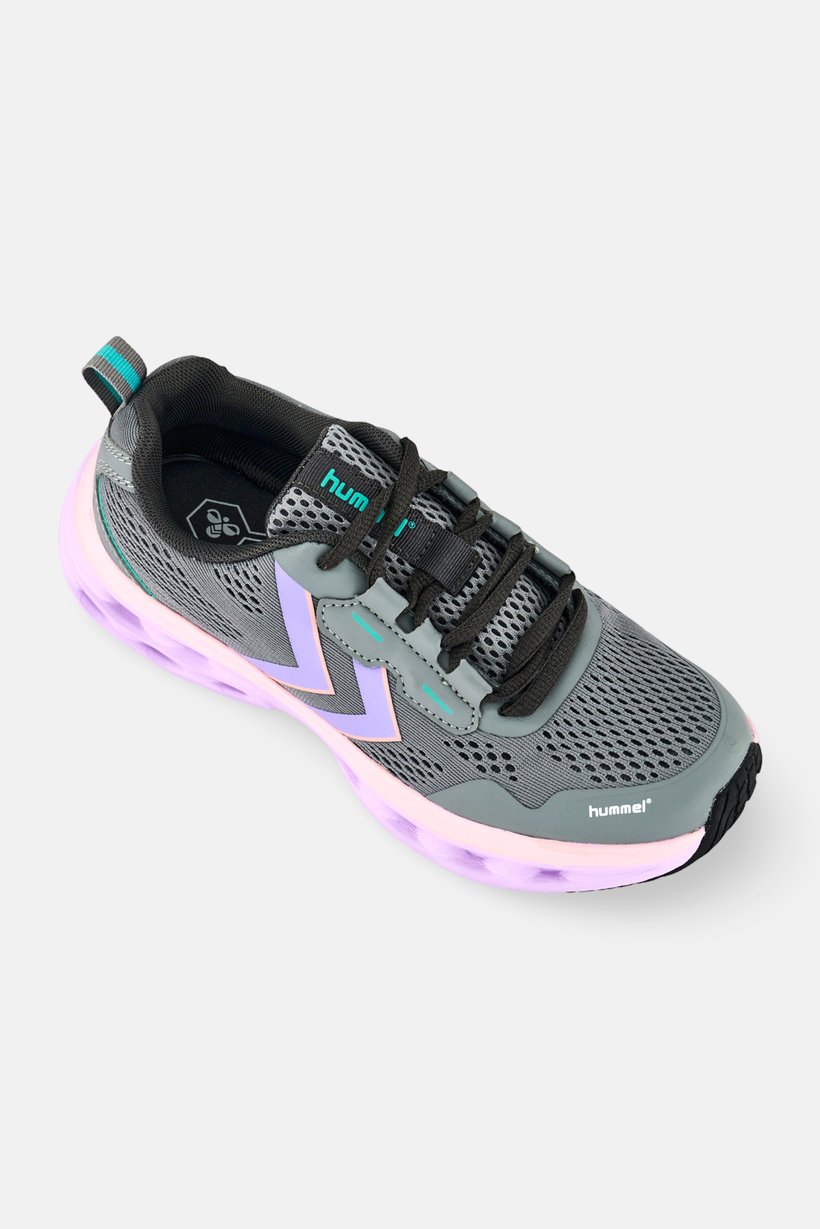 Kids Boy Hml Bright Lace Up Training Shoes, Grey