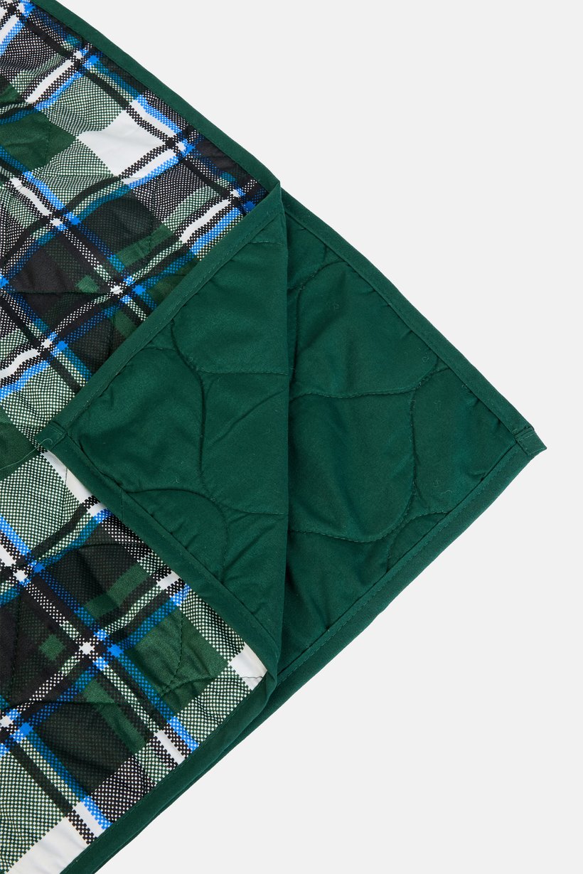 Queen 3 Pieces Plaid Quilt Set, Multicolor