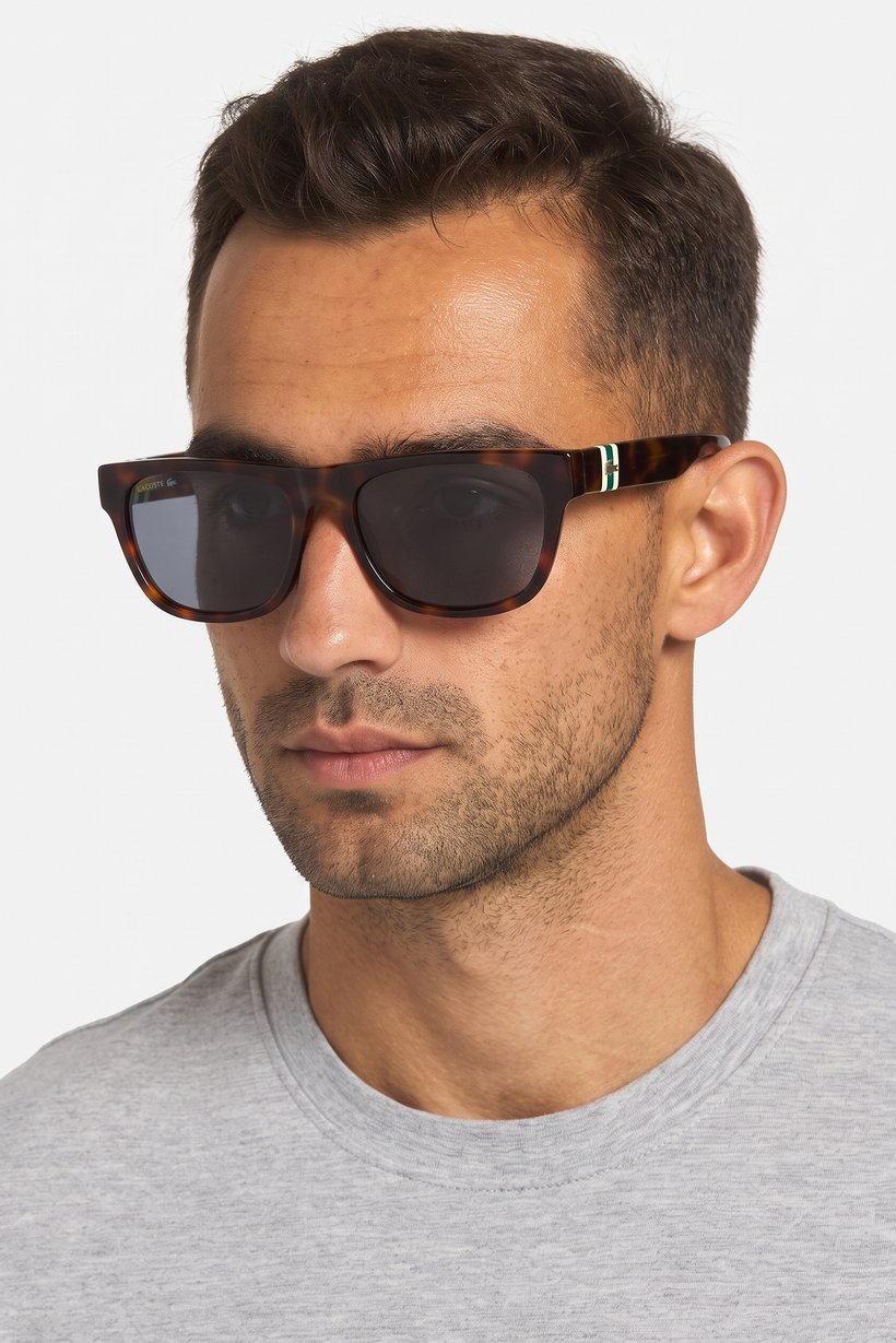 Men L979S5618240 Rectangle Sunglasses, Multicolor