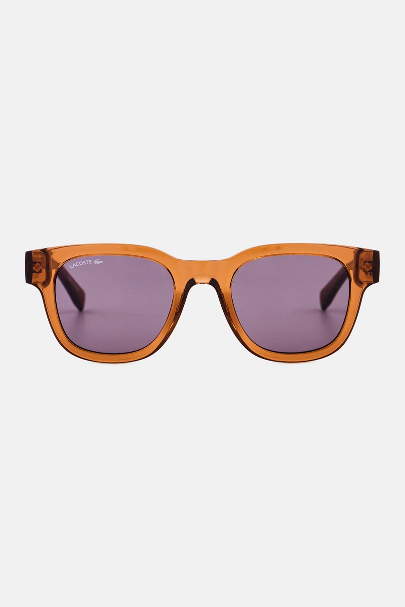 Women L6023S Square Sunglasses, Light Brown