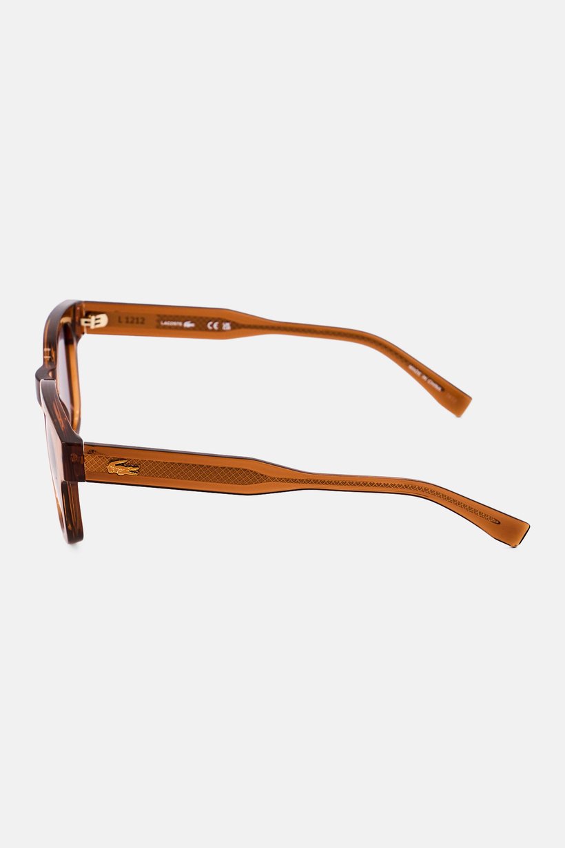 Women L6023S Square Sunglasses, Light Brown