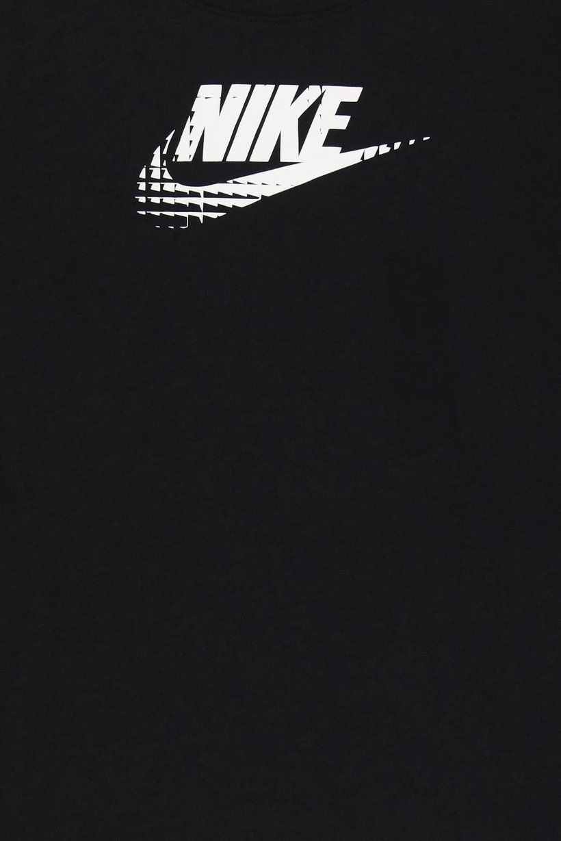 Kids Boy Sportswear Fit Short Sleeve Outdoor Top, Black