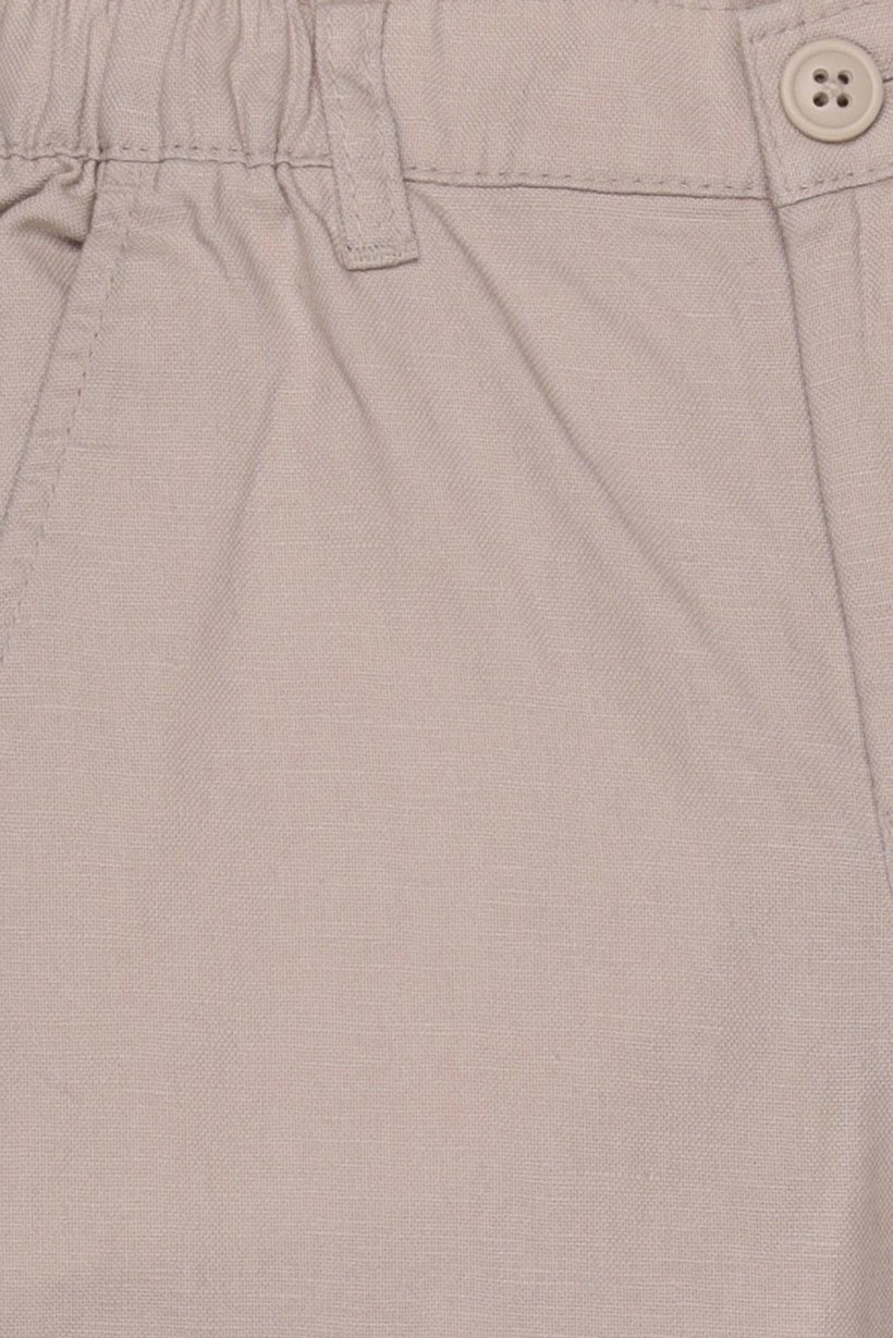 Kids Boy Chambray Pants, Beige
