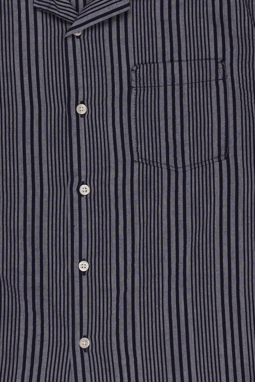 Kids Boy Short Sleeve Stripe Shirt, Multicolor