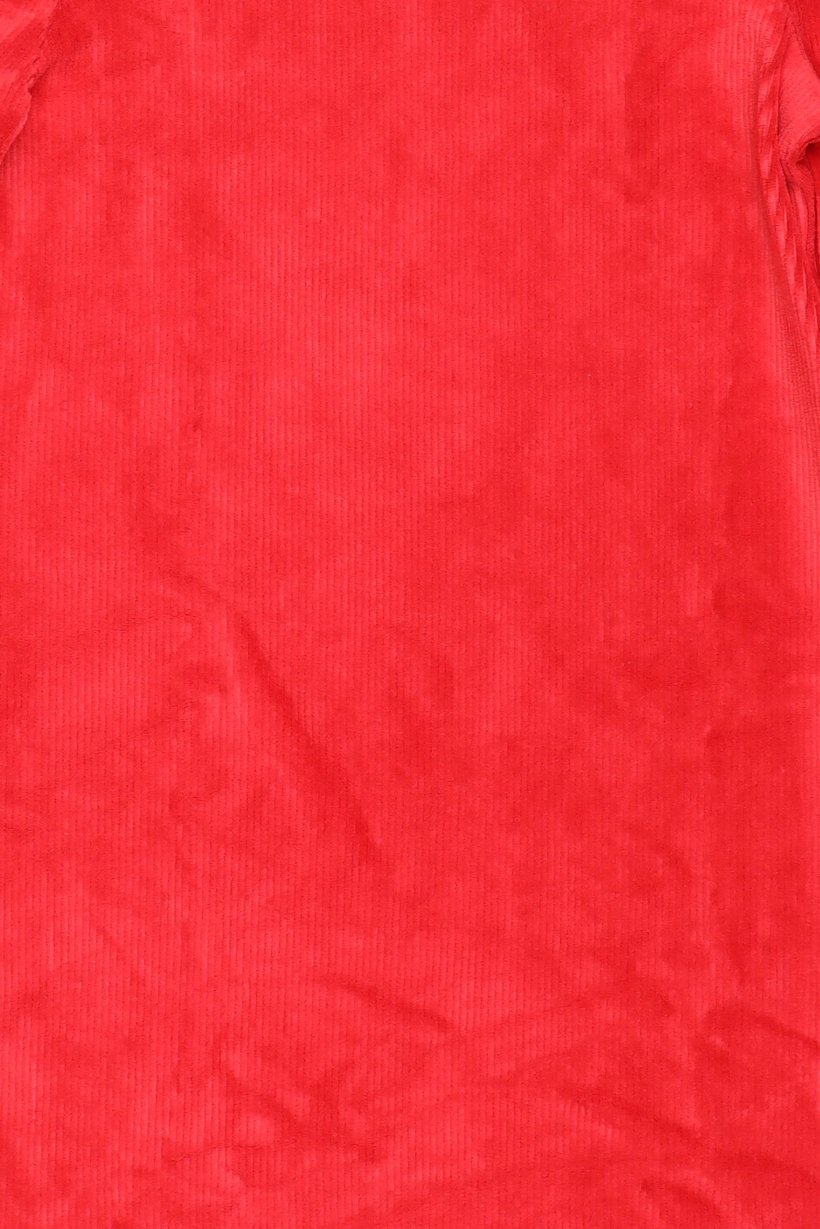 Kids Girl Ribbed Corduroy Dress, Red