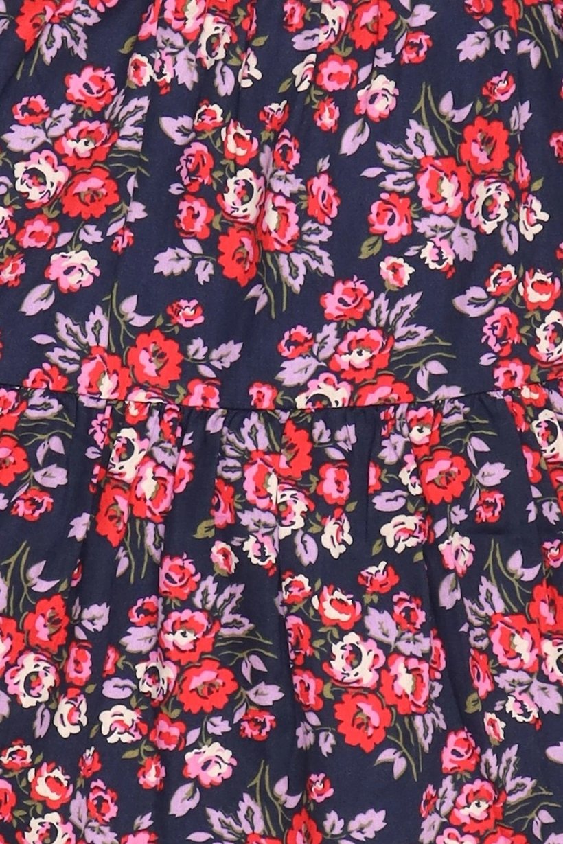 Kids Girl Floral Print Sleeve Less Top, Multicolor