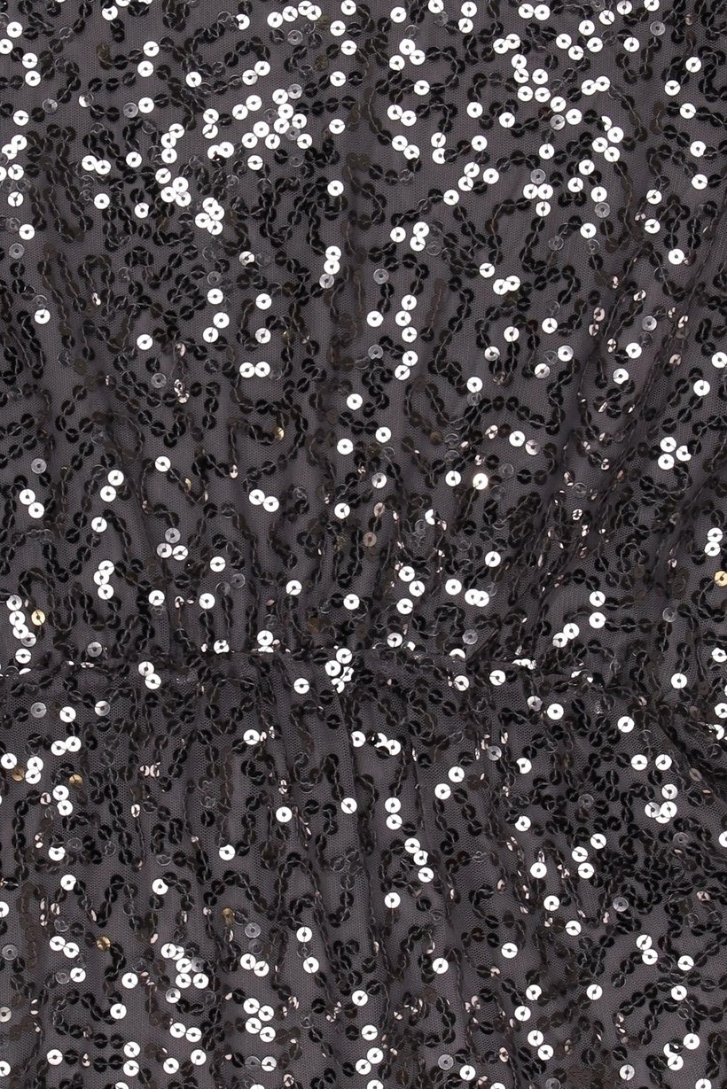 Kids Girl Sequins Dress, Grey