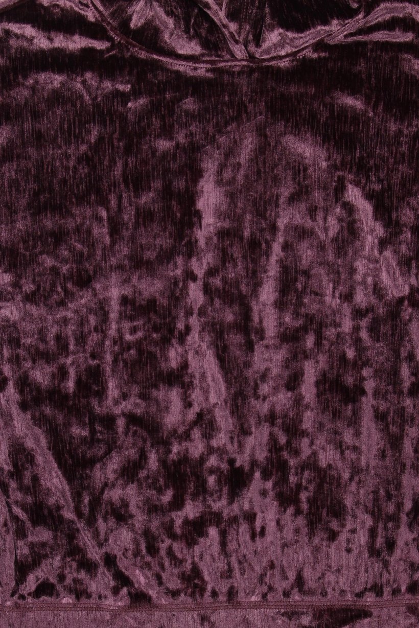 Kids Girl Long Sleeve Velvet Hoodie, Purple