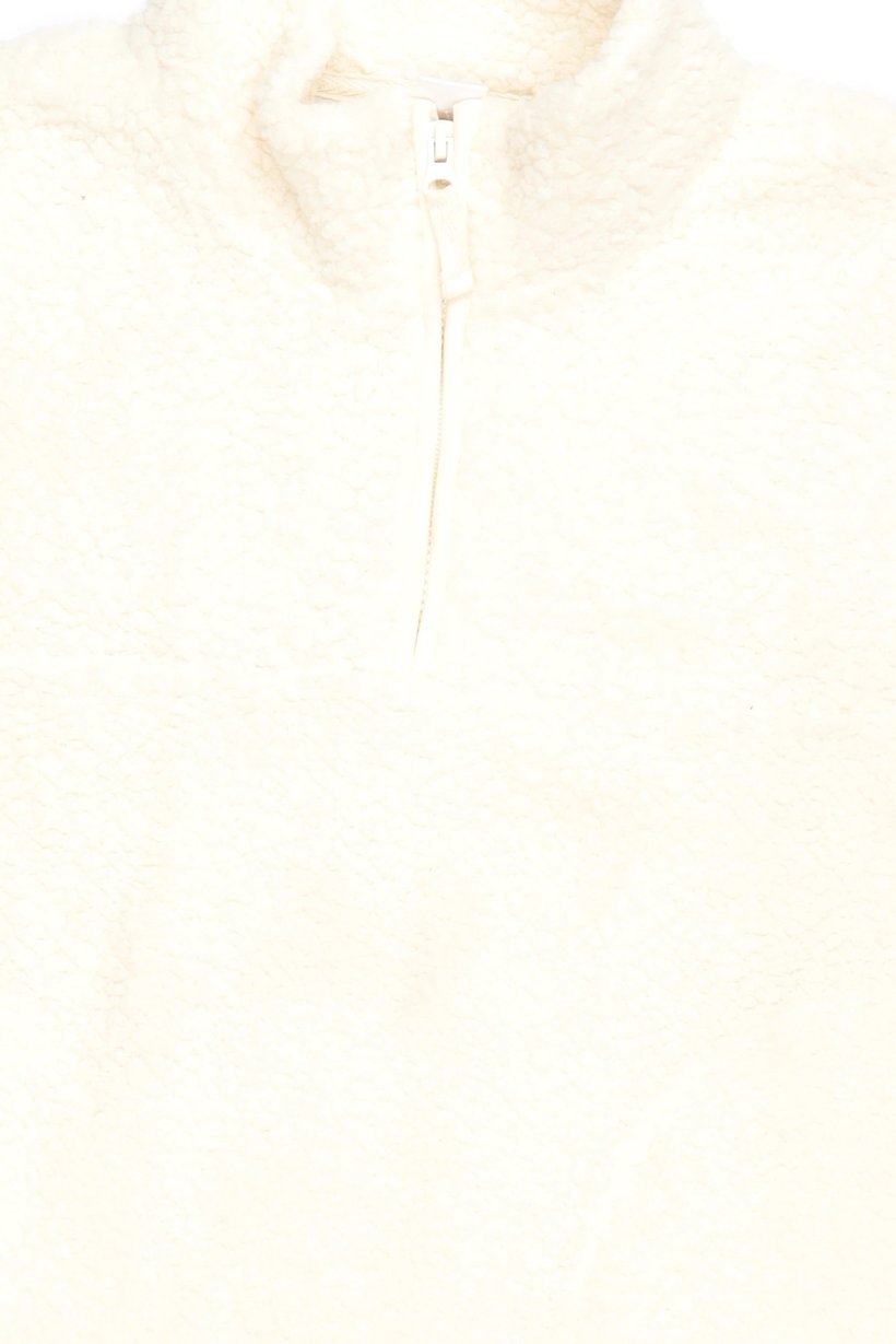 Kids Girl Textured Jacket, Off White