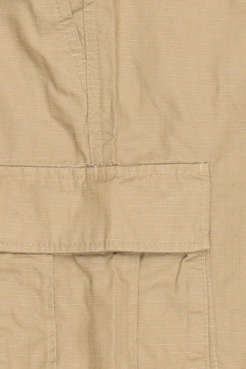 Kids Boy Regular Fit Plain Cargo Pants, Brown