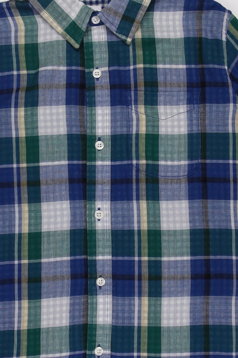 Kids Boy Plaid Long Sleeve Casual Shirt, Multicolor