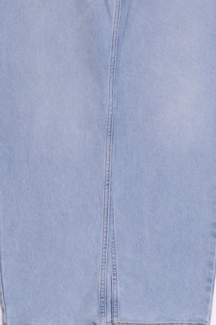 Men Relaxed Fit Washed No Stretch Jeans, Blue