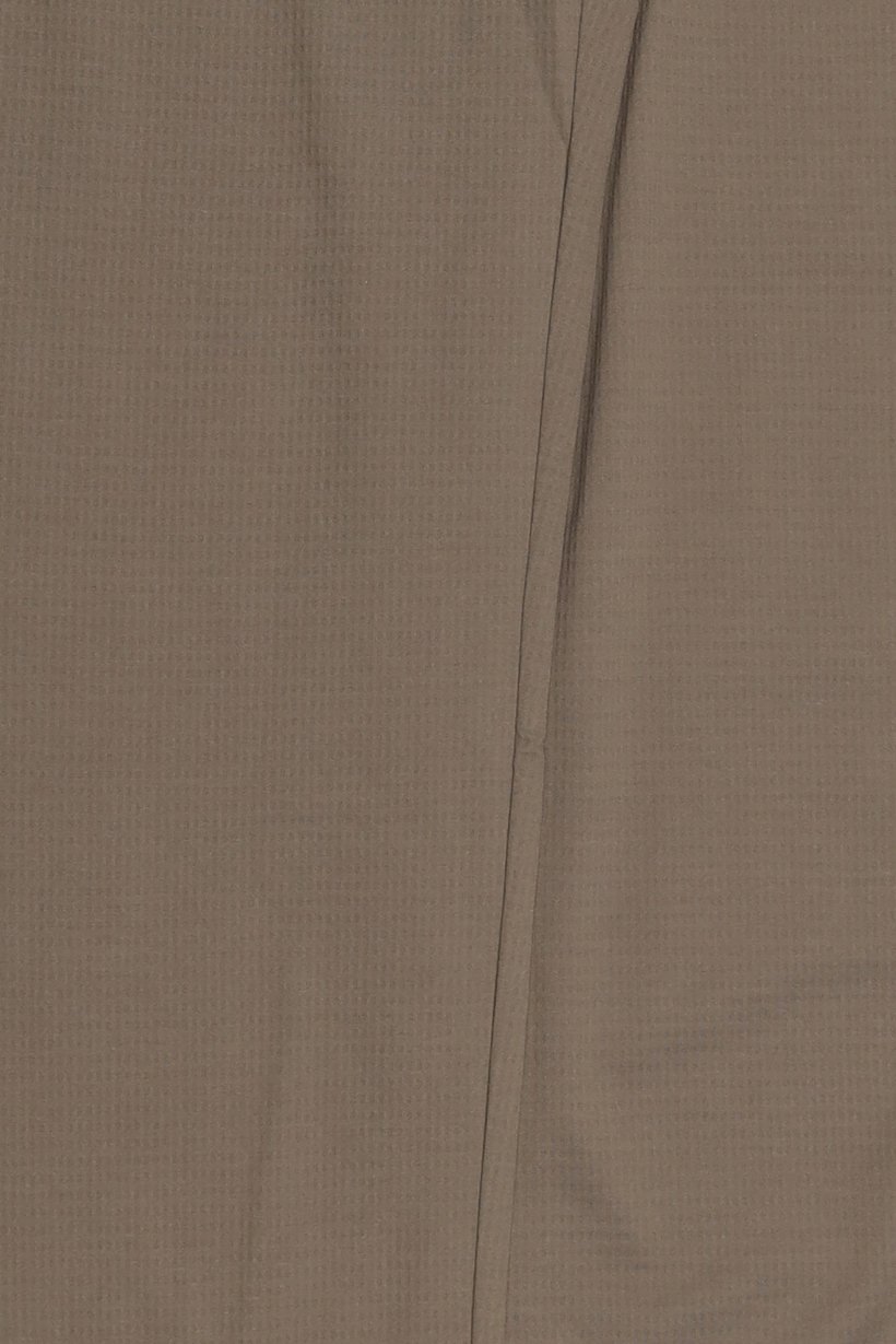 Men Relaxed Fit Textured Straight Leg Pants, Brown