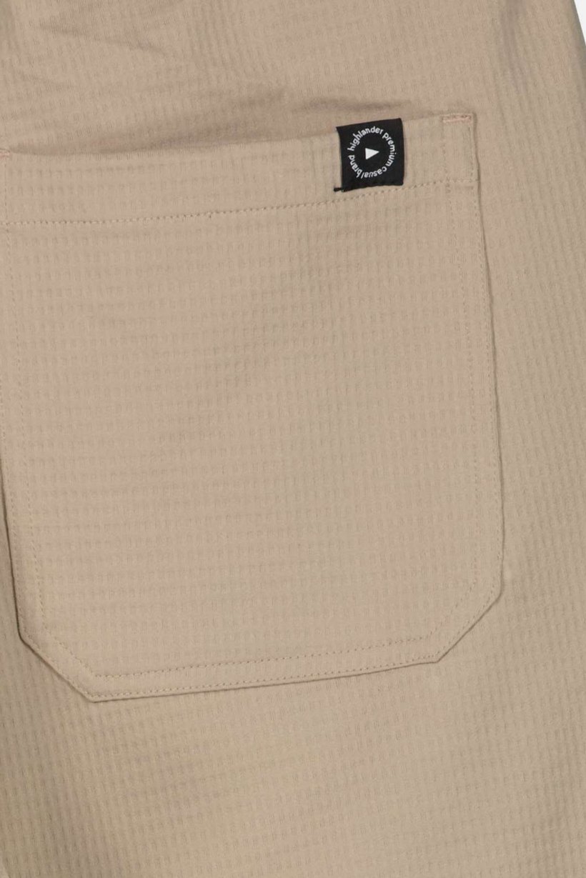 Men Relaxed Fit Textured Chino Pants, Beige