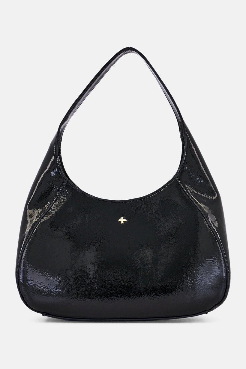 Women Graphic Print Handbag, Black