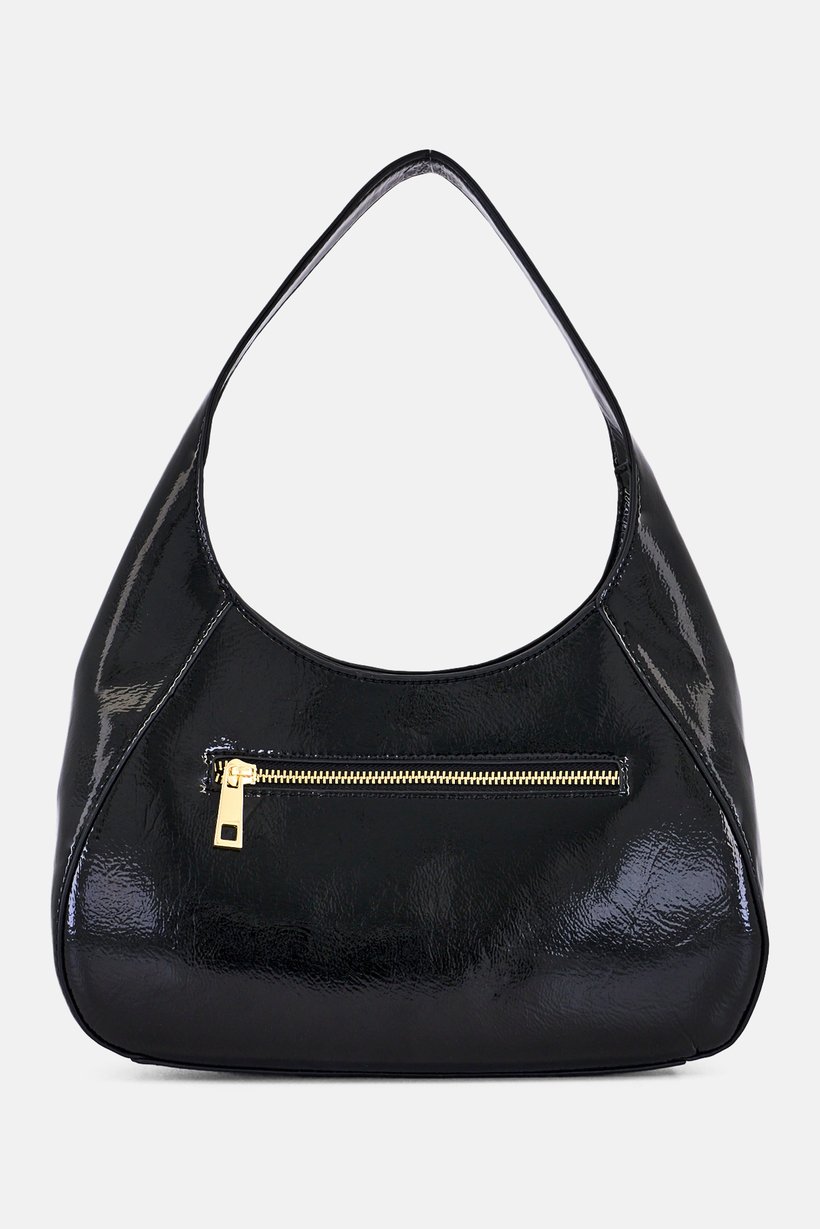 Women Graphic Print Handbag, Black