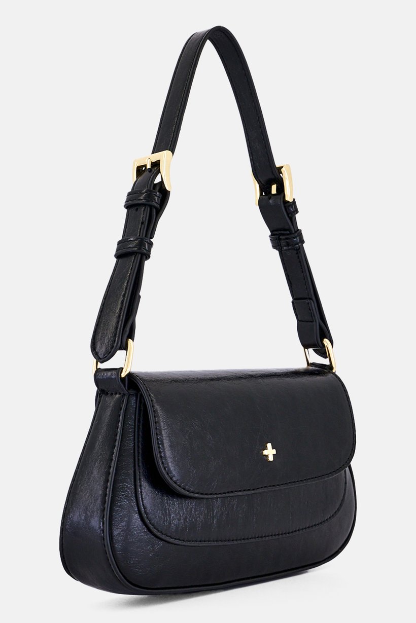 Women Solid Handbag, Black