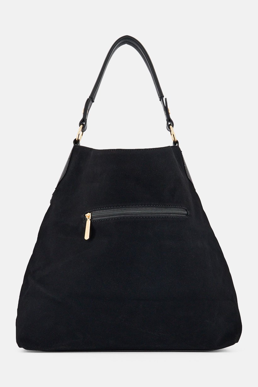 Women Brand Logo Tote Bag, Black