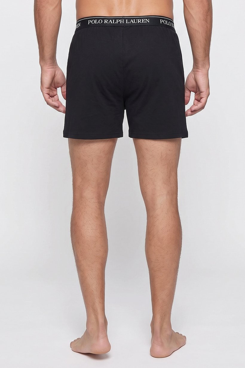 Polo Golf Ralph Lauren Men 3 Pcs Embroidered Logo Boxers, Black