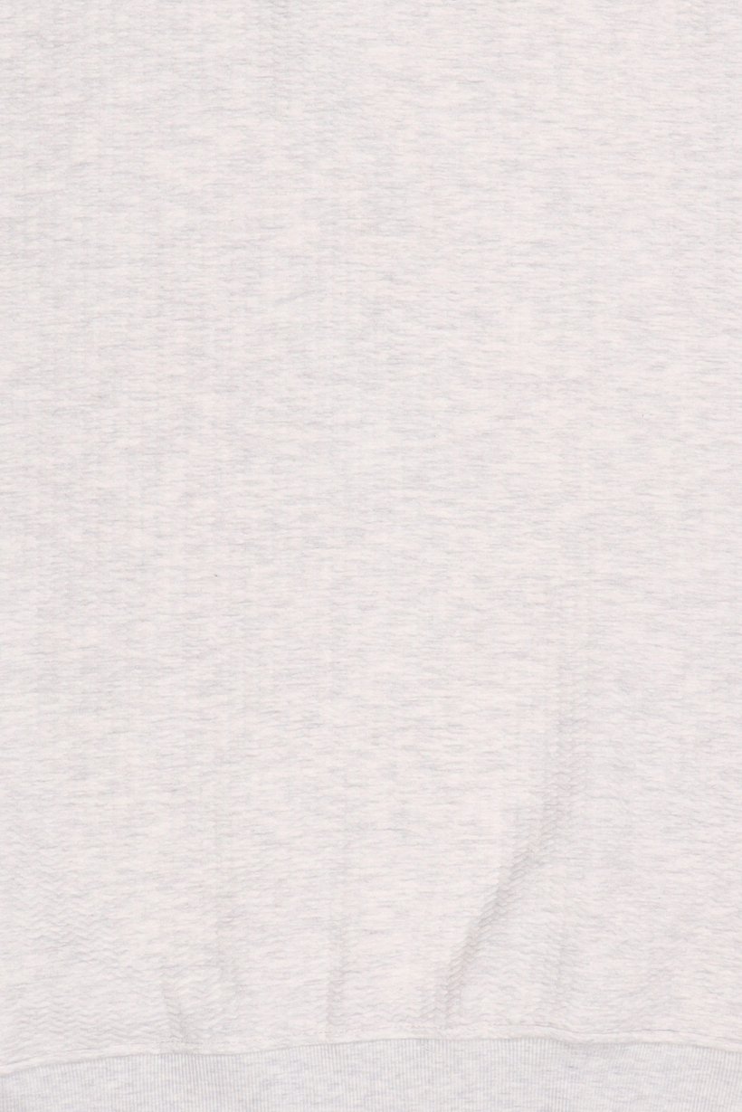 Men Long Sleeve Textured Hoodie, Grey