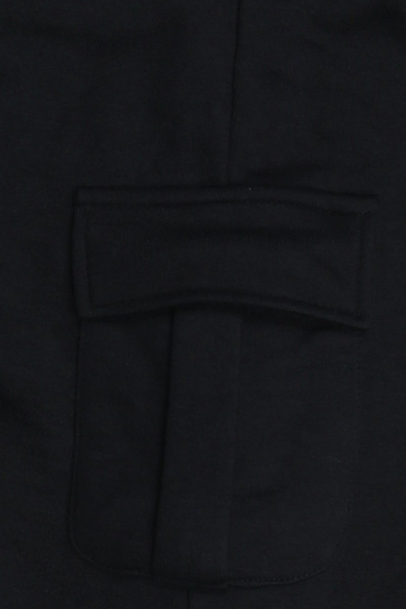 Men Regular Fit Solid Jogger Pants, Navy