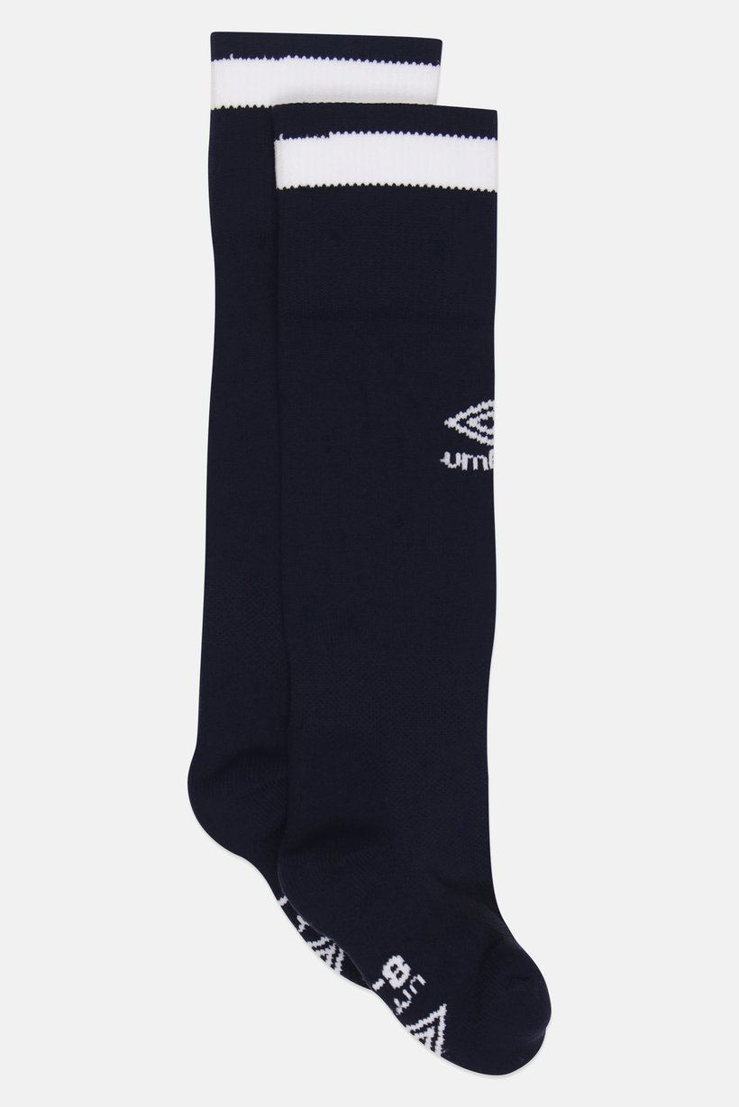 Toddlers Boy 1 Pair Brand Logo Football Socks, Navy