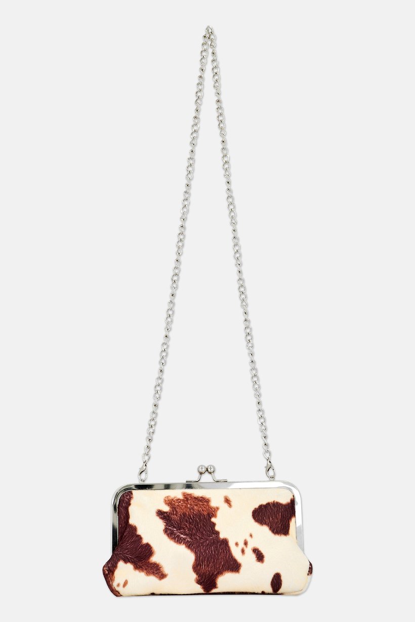 Women Animal Pattern Clutch Bag, Multicolor