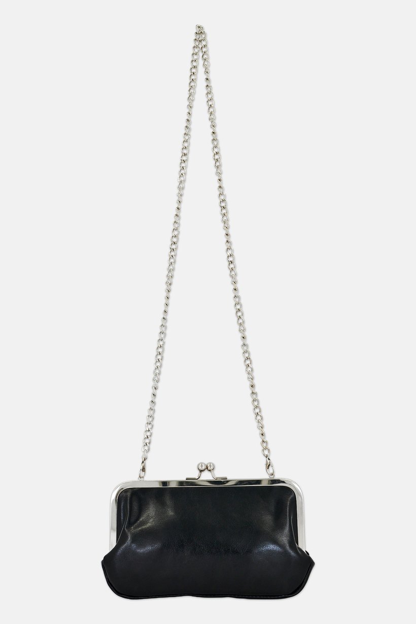 Women Solid Cross Body Bag, Black