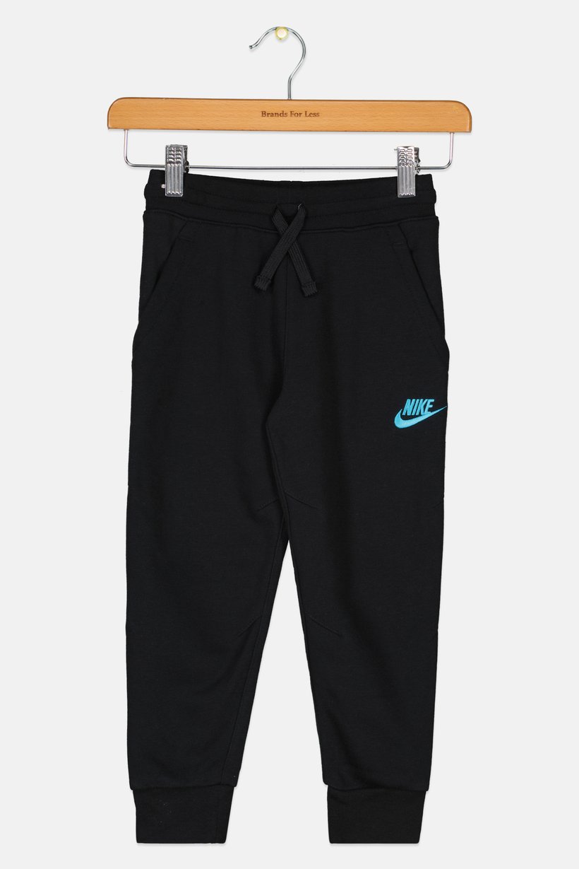 Toddlers Boy Brand Logo Outdoor Sweatpants, Black