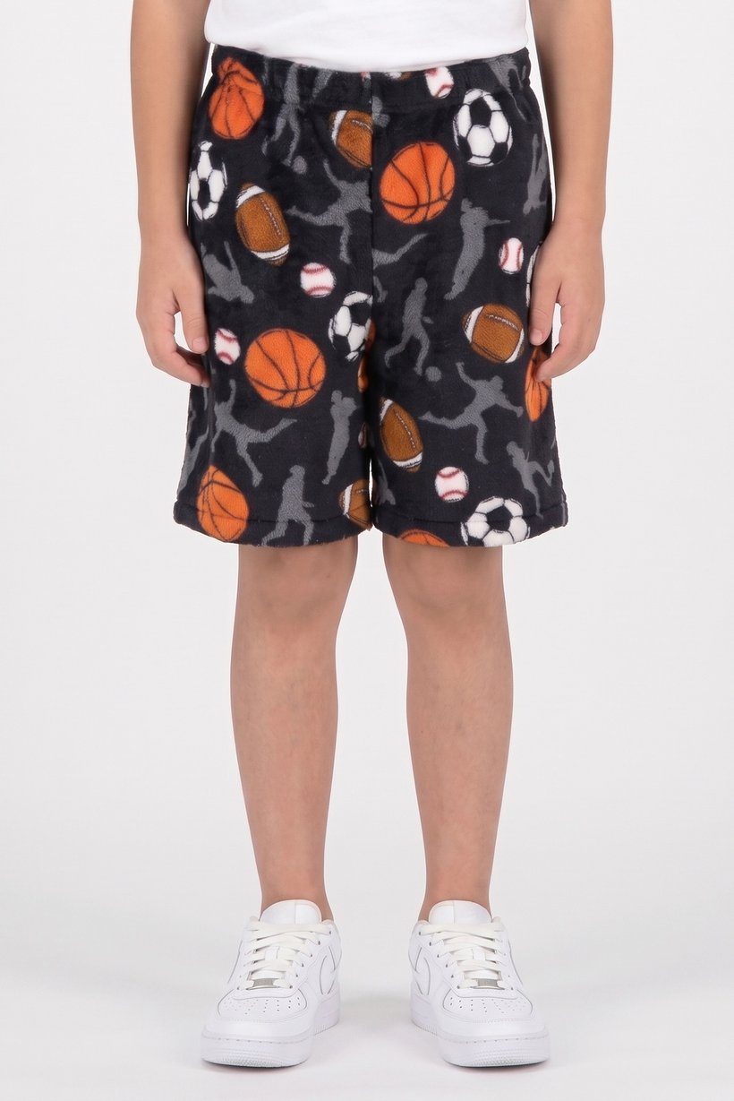 Kids Boy Graphic Print Basic Shorts, Multicolor