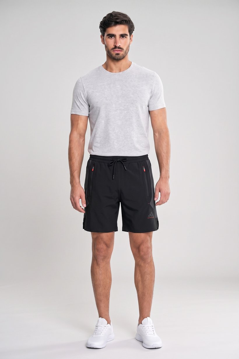 Men Sportswear Fit Training Shorts, Black