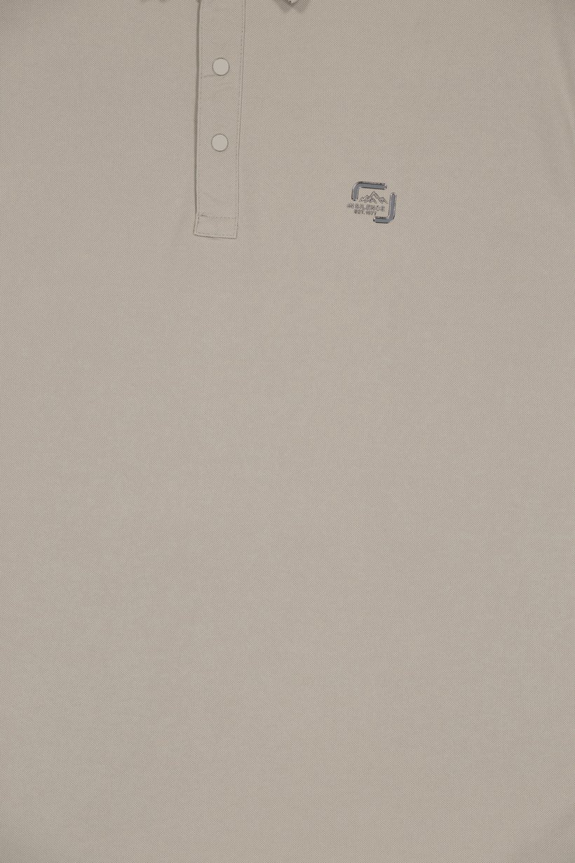 Men Regular Fit Solid Short Sleeve Polo Shirt, Grey