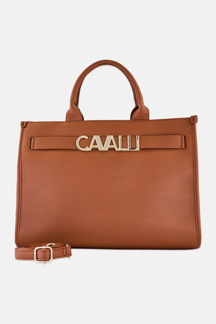Women Brand Logo Shopper Bag, Brown